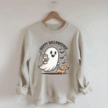 Dachshund Coffee Ghost Sweatshirt