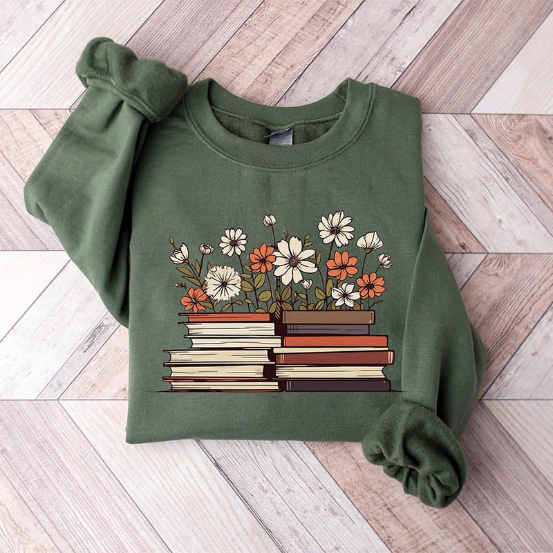 Flowers Book Club Sweatshirt