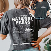 Protect Our National Parks Ranger Mountain T-Shirt