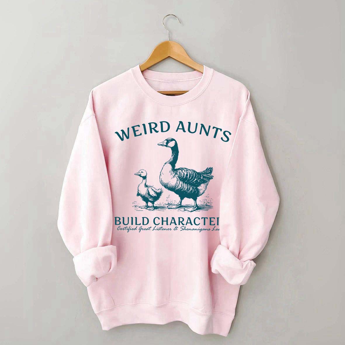 Weird Aunt Build Characters Sweatshirt