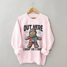 Funny Christmas  Cute Gingerbread Sweatshirt