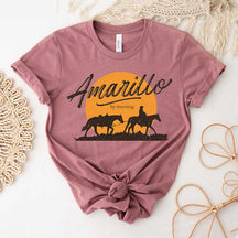 Amarillo By Morning Rodeo Country Song T-Shirt