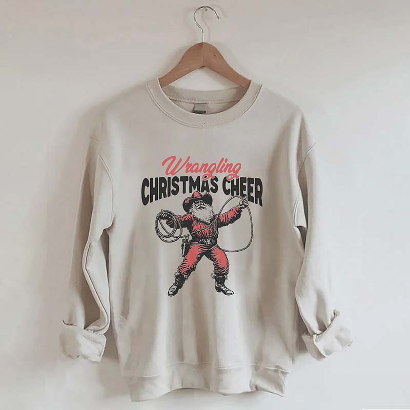 Cowboy Santa Claus Sweatshirt