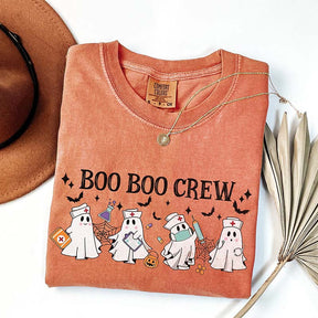 Halloween Nurse Boo Boo Crew T-Shirt