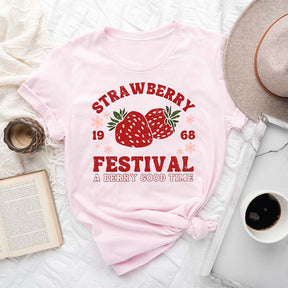 Retro Strawberry Festival 1968 T-Shirt