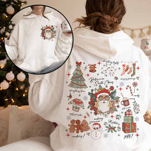 Retro Christmas Santa Claus Hoodie