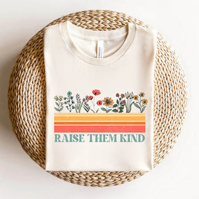 Raise Them Kind Floral Mama T-Shirt