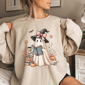 Bookish Ghost Pumpkin Sweatshirt