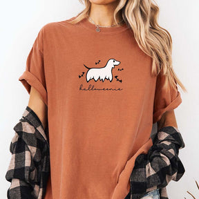 Ghost Dachshund Happy Halloween T-Shirt