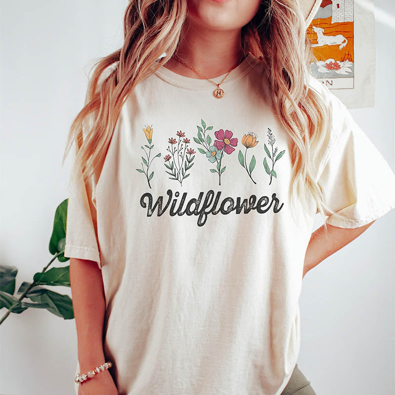 Women's Wildflower CottageCore T-Shirt