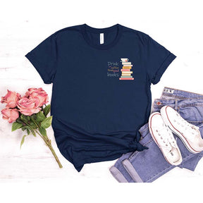 Book Lover Gift Reading Coffee T-Shirt