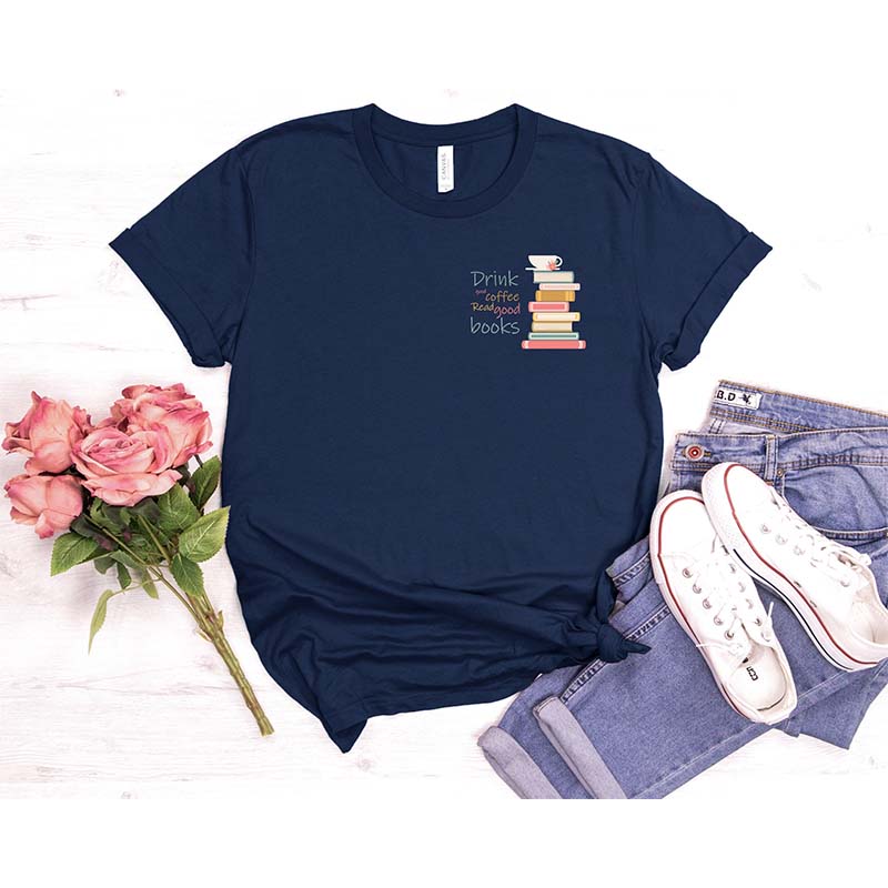 Book Lover Gift Reading Coffee T-Shirt