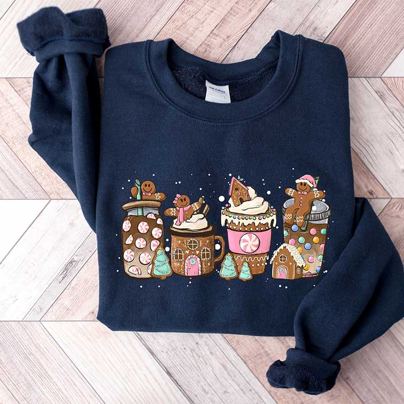 Gingerbread Christmas Coffee Sweatshirt