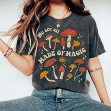 Hippie Trippy Mushroom Botanical T-Shirt