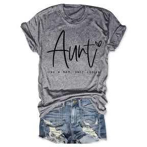 Auntie Like A Mom Only Cooled T-shirt