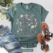 Flower Aesthetic Graphic Wildflower T-Shirt