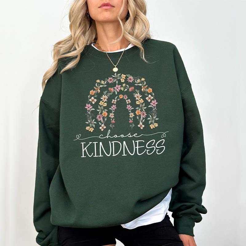 Choose Kindness Good Vibes Sweatshirt