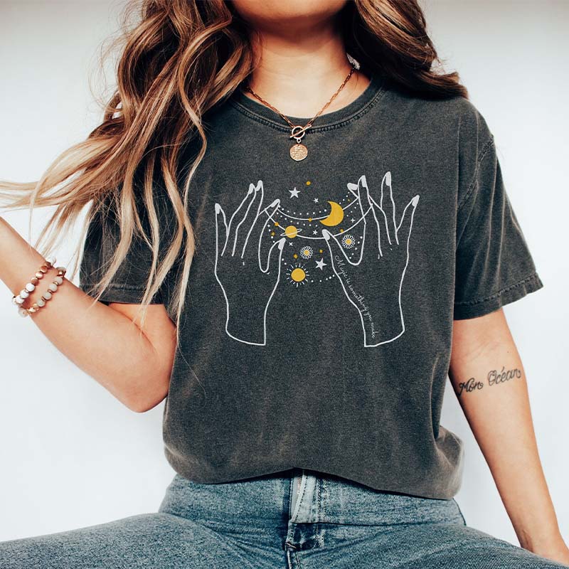 Sun Moon Phase Astrology Astronomy T-Shirt