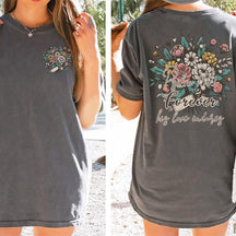 Boho Women Bible Verse  Floral T-Shirt