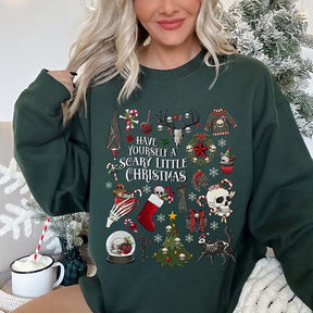 Gothic Christmas Skeleton Sweatshirt