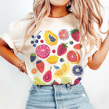 Cute Vintage Fruit Lemon Citrus T-Shirt