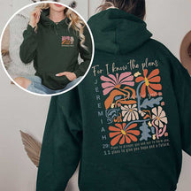 For I Know The Plants Wildflower Hoodie