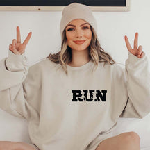 Run Marathon Gym Sweatshirt