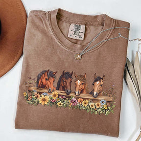 Western Horse Ranch Girl T-Shirt