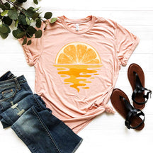 Orange Fruit Farmers Gardening T-Shirt