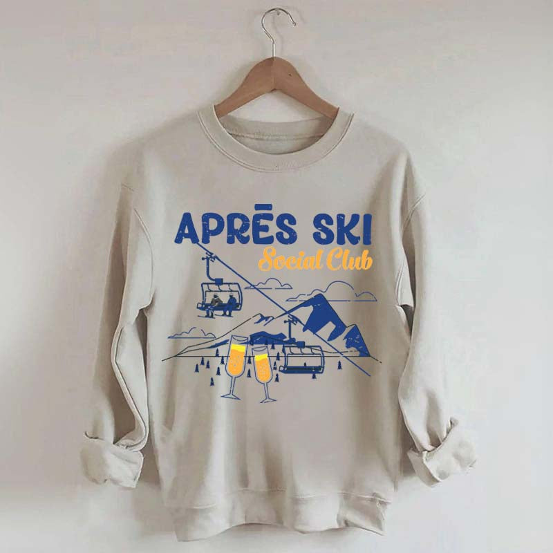 Cocktail Apres Ski Club Sweatshirt