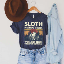 Sloth Hiking Team Outdoor T-Shirt