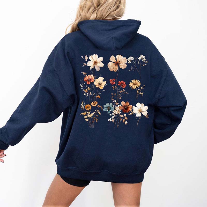 Granola Girl Pressed Wildflower Hoodie