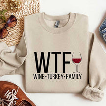 WTF Thanksgiving  Fall Season Sweatshirt