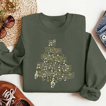 Christmas Tree Music Sweatshirt