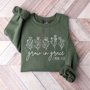 Grow In Grace Faith Gift Sweatshirt