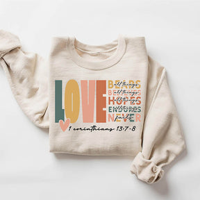 Boho Inspirational Church Bible Verse Sweatshirt