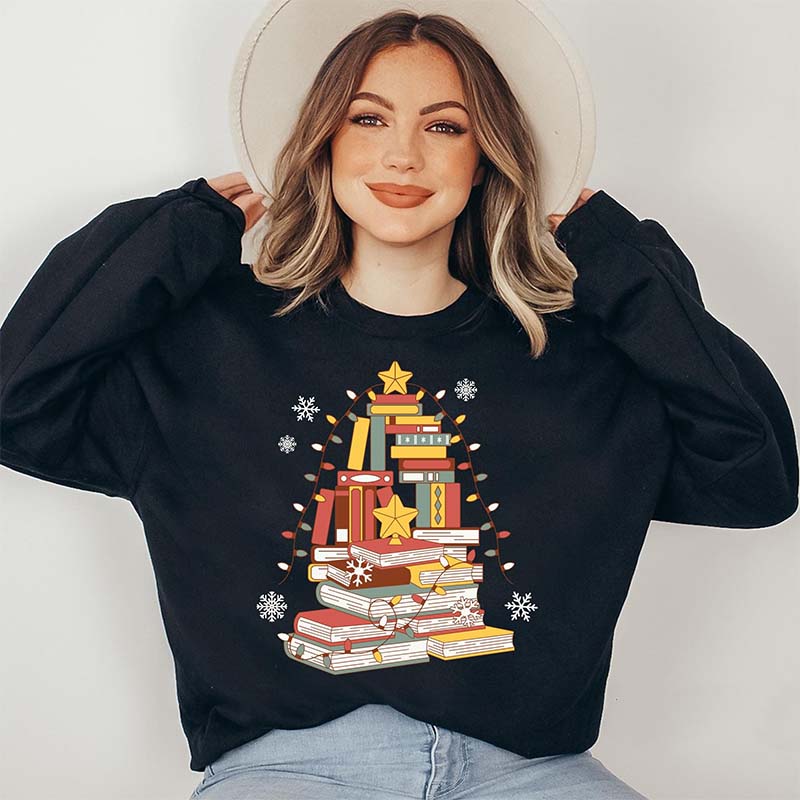 Bookish Christmas Cheer Sweatshirt