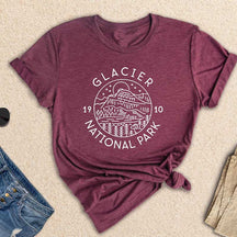 Glacier National Park Hiking T-Shirt