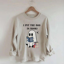 I Put The Boo In Books Sweatshirt