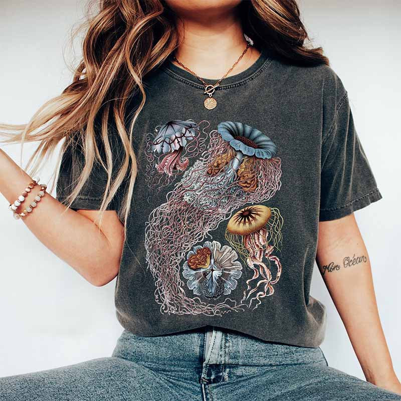 Vintage Jellyfish Marine Biologist T-Shirt