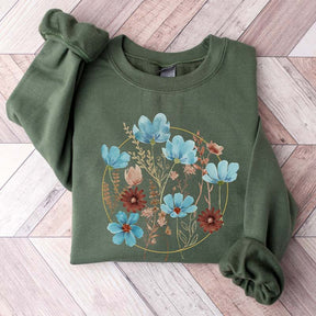 Botanical Flowers Lover Sweatshirt