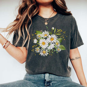 Daisies Bumble Bee Honey T-Shirt