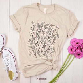 Vintage Floral Botanical Spring T-Shirt