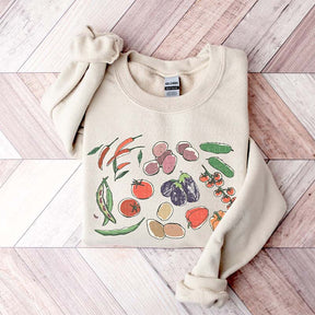 Garden Farm Life  Fresh Vegetables Sweatshirt