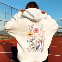 Wildflower Pastel color Flower Lover Hoodie