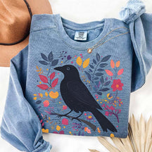 Crow Sweatshirt Bird Sweatshirt