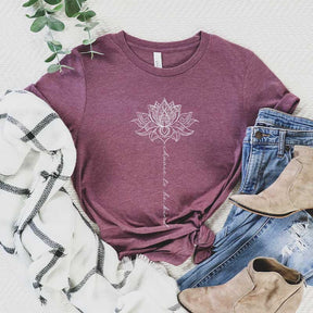 Choose To Be Kind Flower Mandala T-Shirt