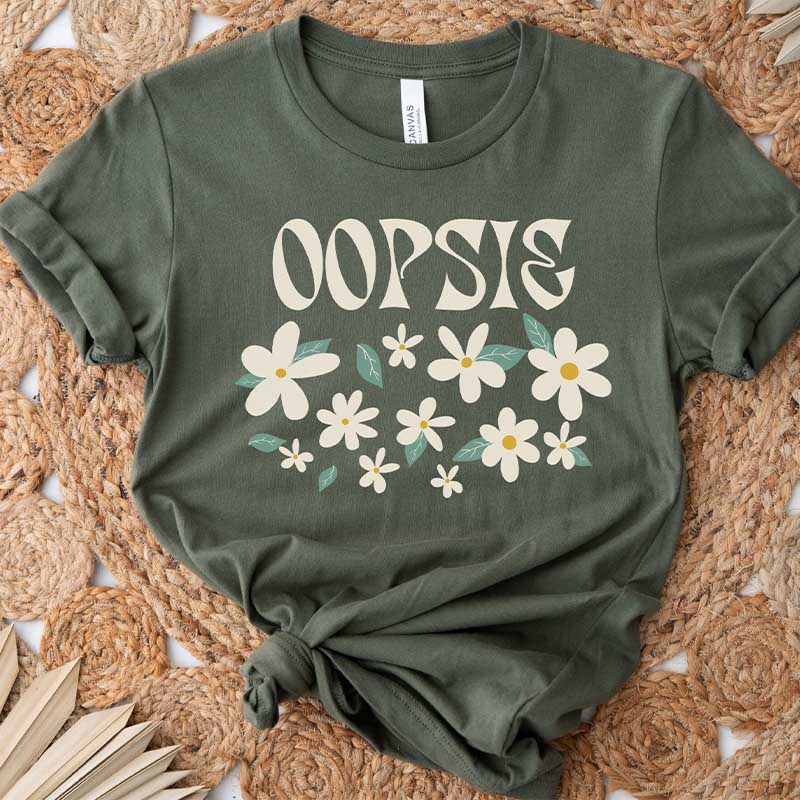 Trendy Retro Oopsie Daisy T-Shirt