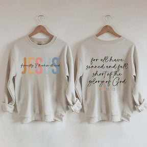 Jesus Women Religious Minimal Sweatshirt