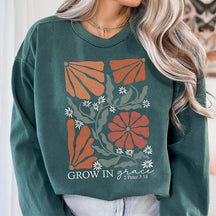 Comfort Colors Worship Faith Grow in Grace Sweatshirt